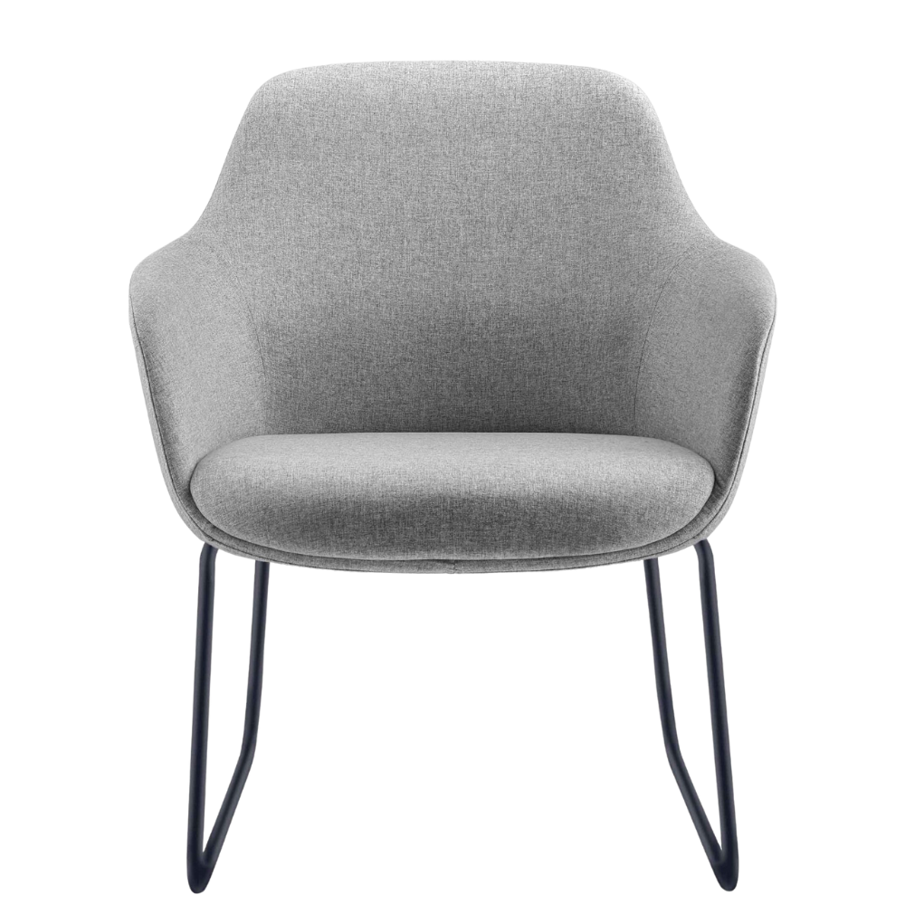 Aspen Sled Tub Chair, front view