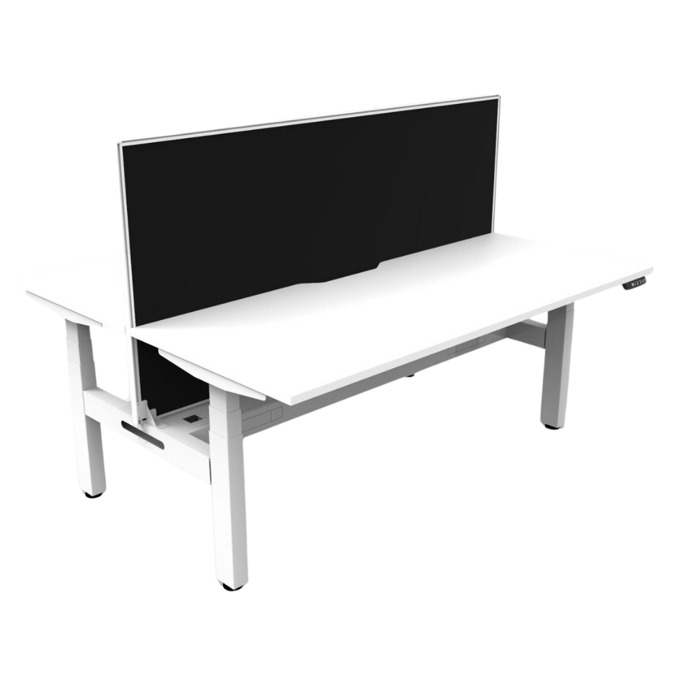 Boost+ Back to Back Workstation with screen & cable tray