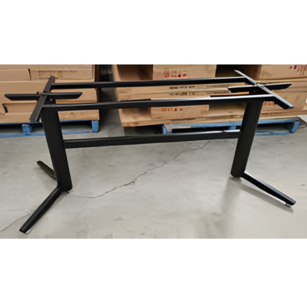 AG Boardroom Table Boatshape on Chrome or Black Base