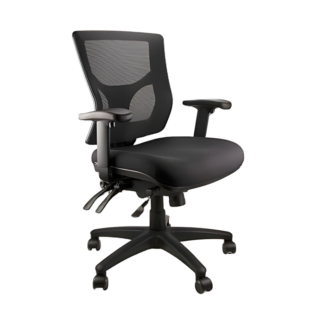 Seville Medium back Office Chair, angled view