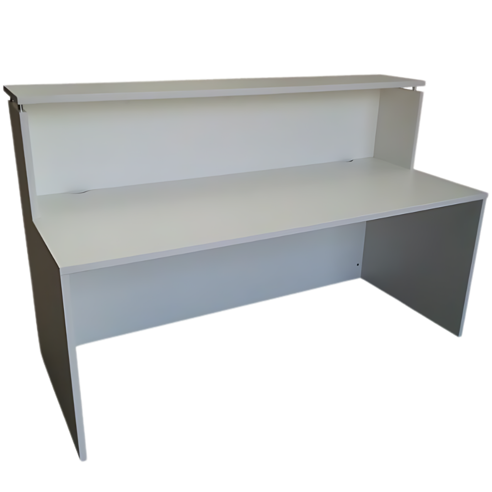 AG White Reception Desk