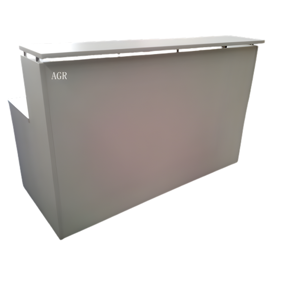 AG White Reception Desk