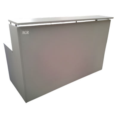 AG White Reception Desk