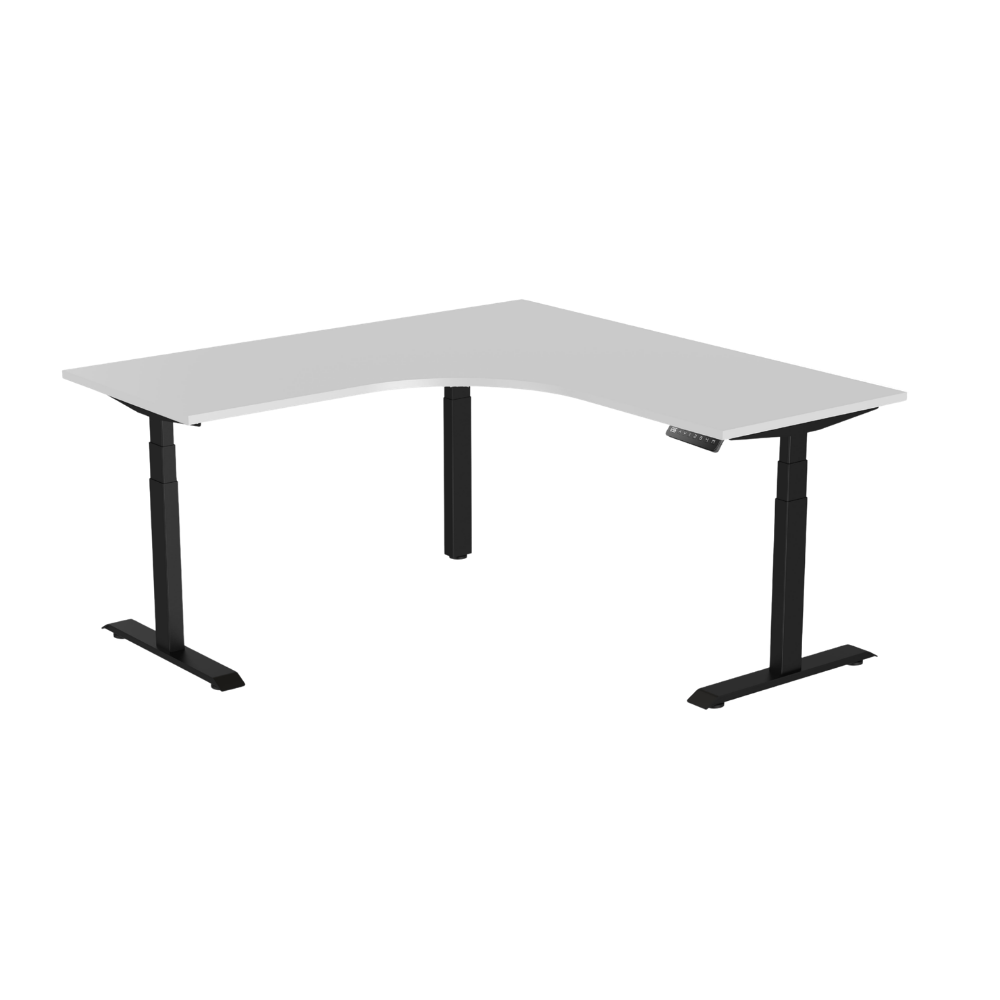 AG ELECTRIC HEIGHT ADJUSTABLE WORKSTATION 1800MM X 1800MM X 750MM FULLY IMPORTED