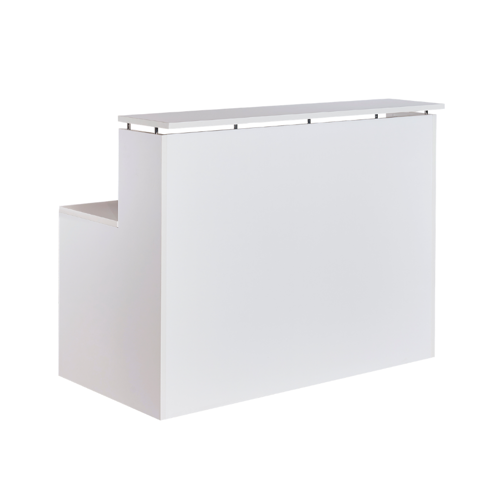 AG White Reception Desk