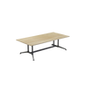 Modulus All Black Twin Post Collar leg Meeting Table All Imported