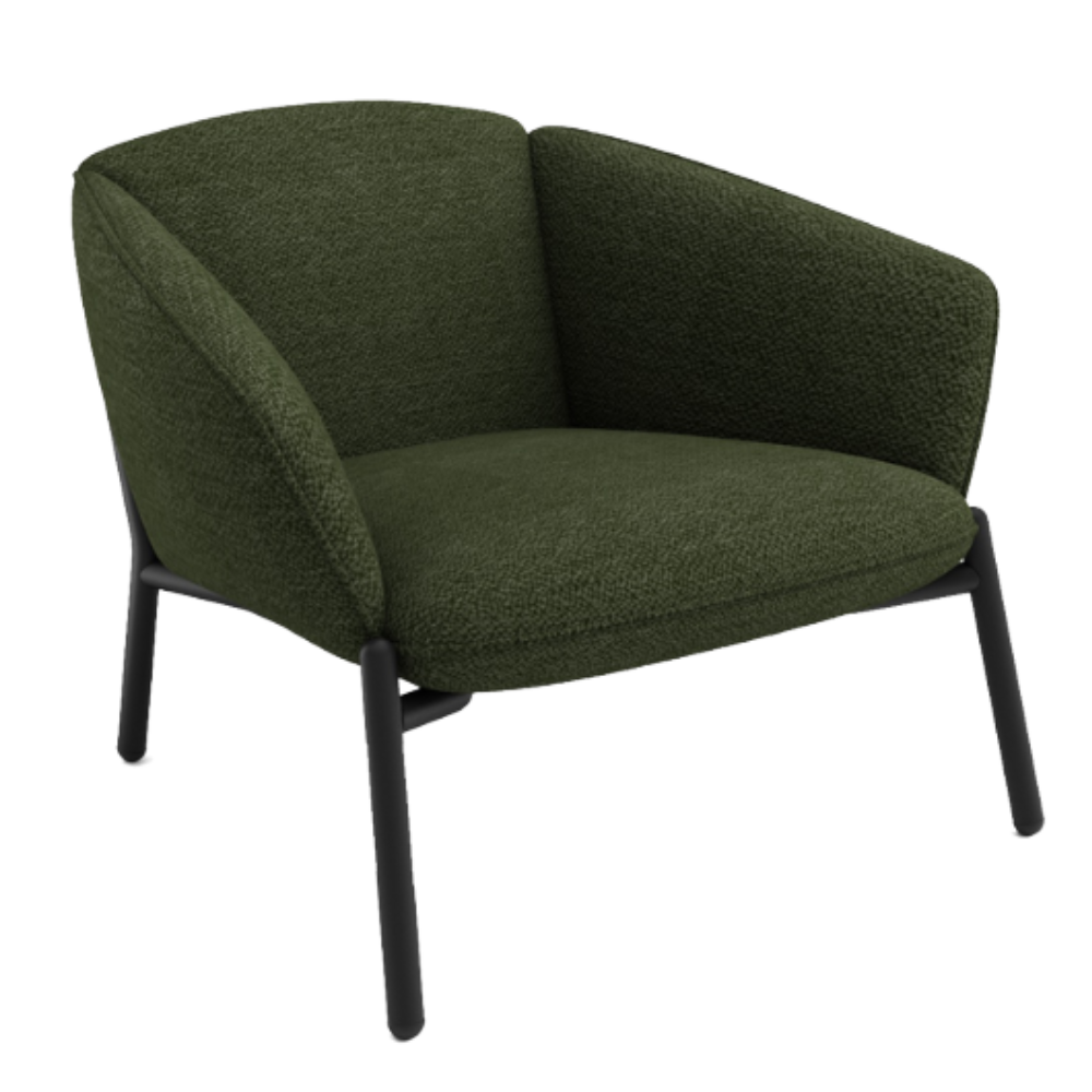 Lexi Lounge Chairs, angled view