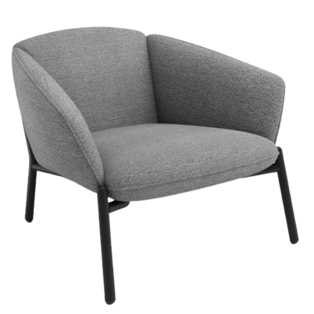 Lexi Lounge Chairs, angled view