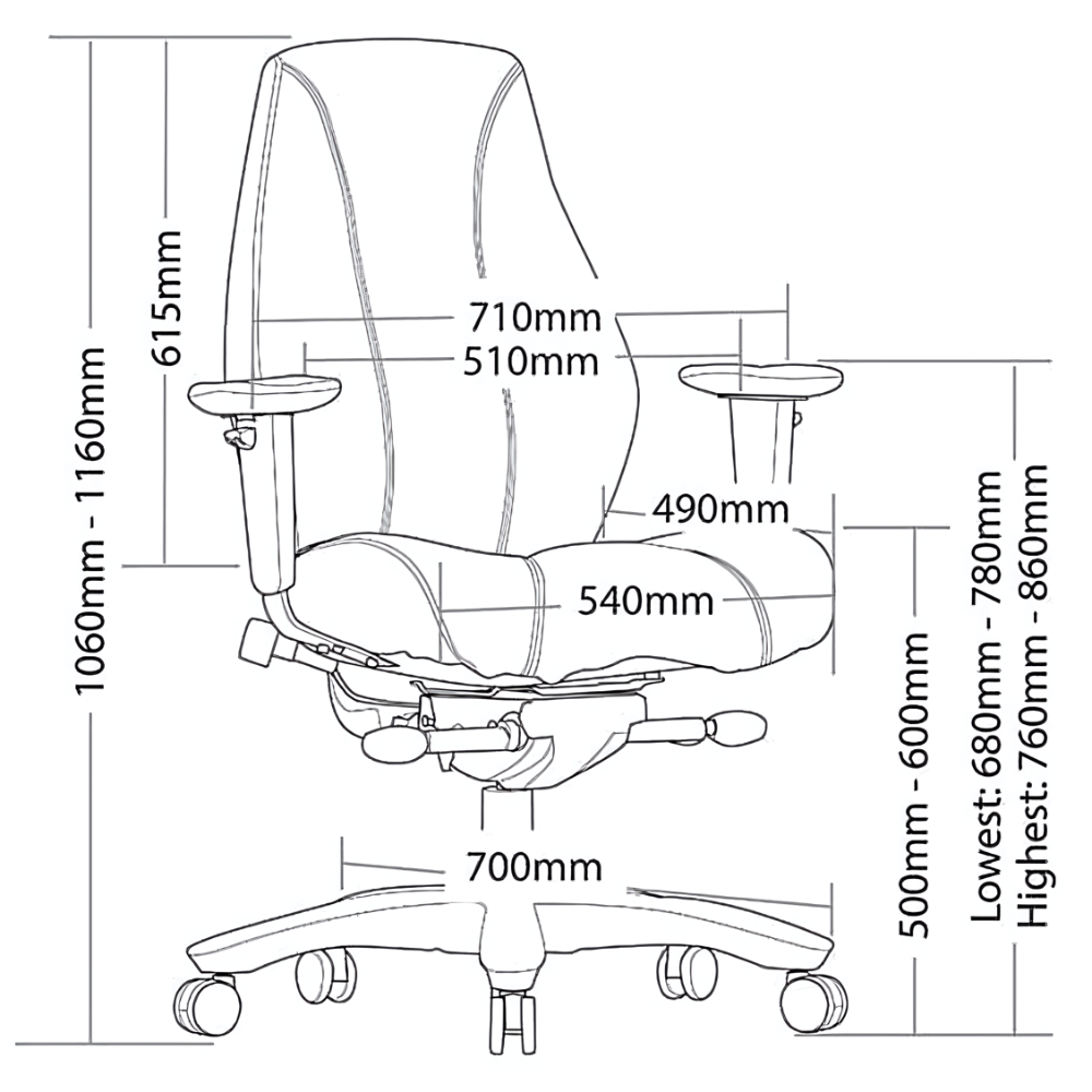 RAPTOR Office Chair, front view
