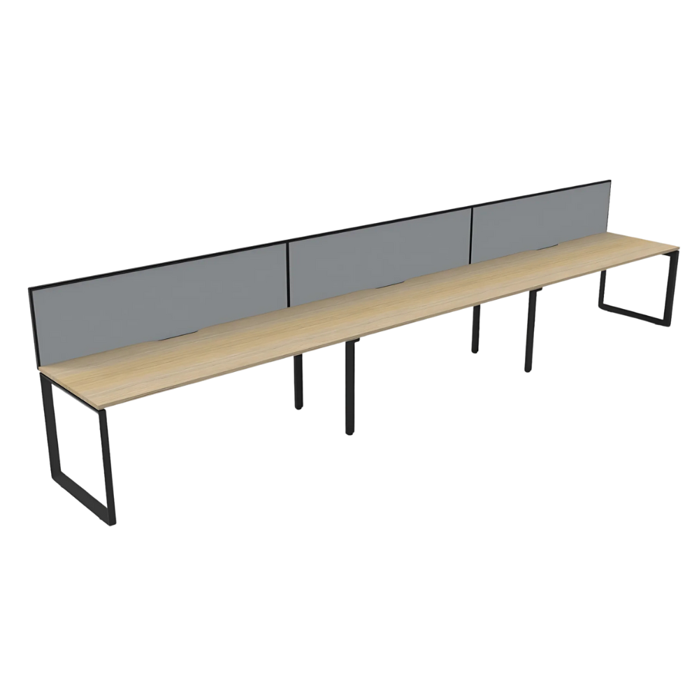 Deluxe Infinity Single Sided Loop Leg Workstation