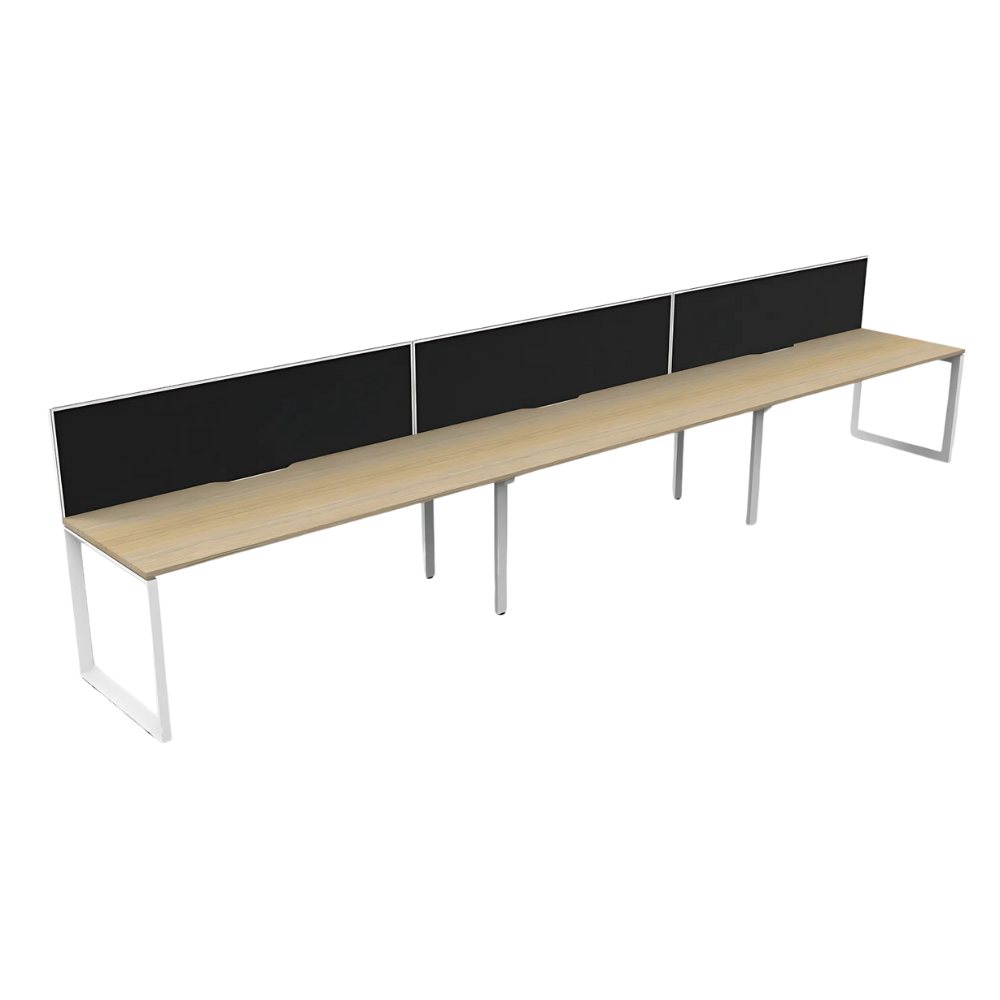 Deluxe Infinity Single Sided Loop Leg Workstation