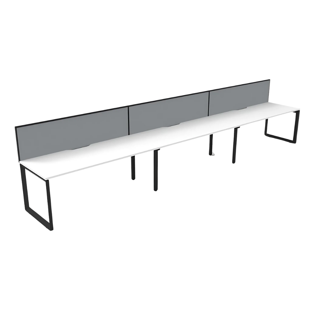Deluxe Infinity Single Sided Loop Leg Workstation