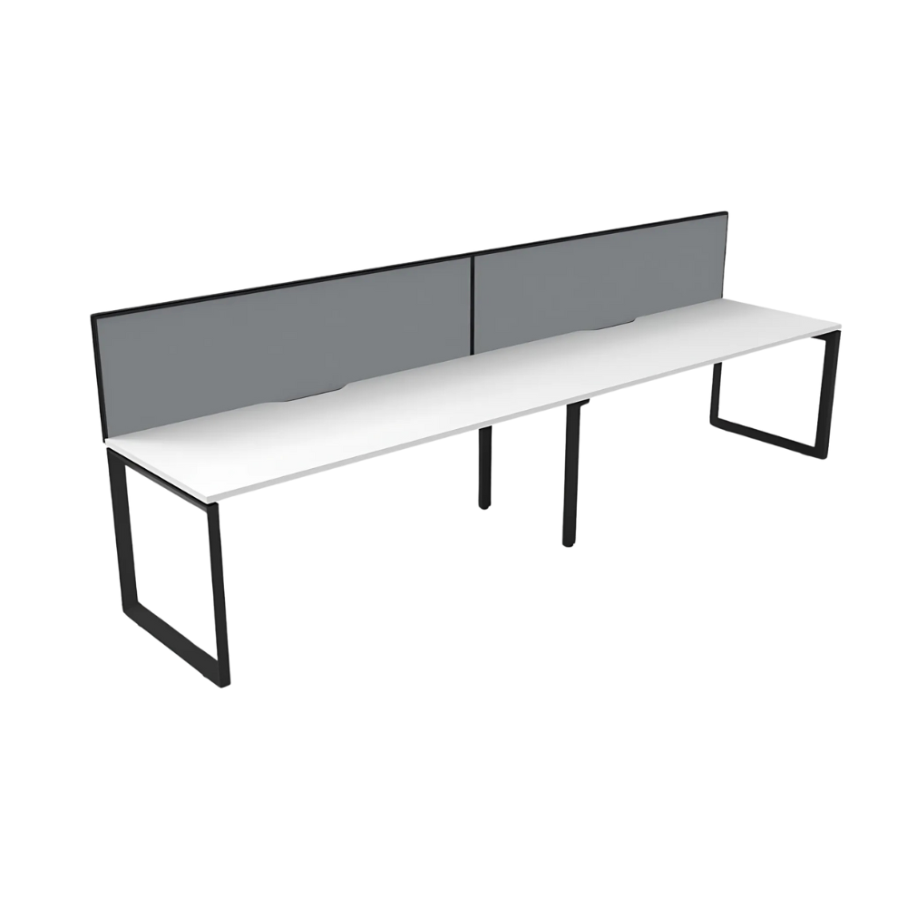 Deluxe Infinity Single Sided Loop Leg Workstation