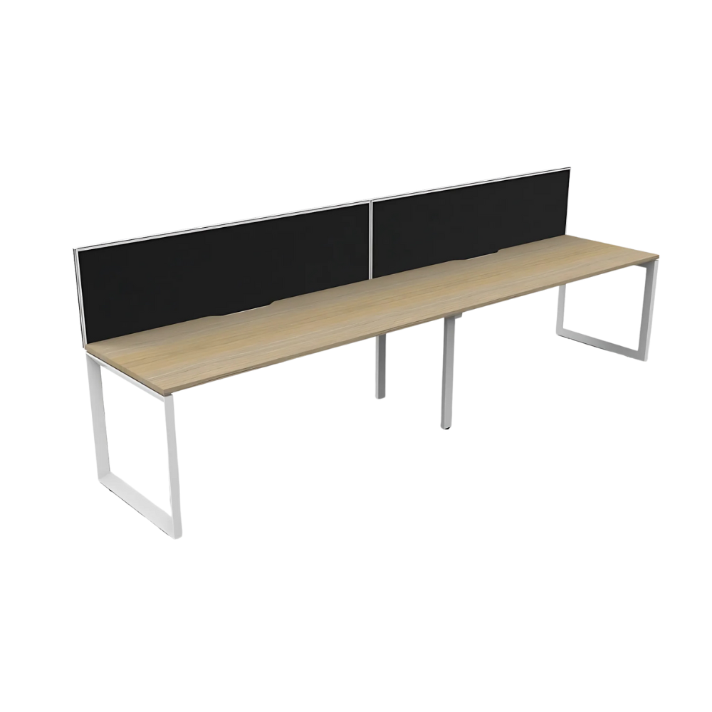 Deluxe Infinity Single Sided Loop Leg Workstation