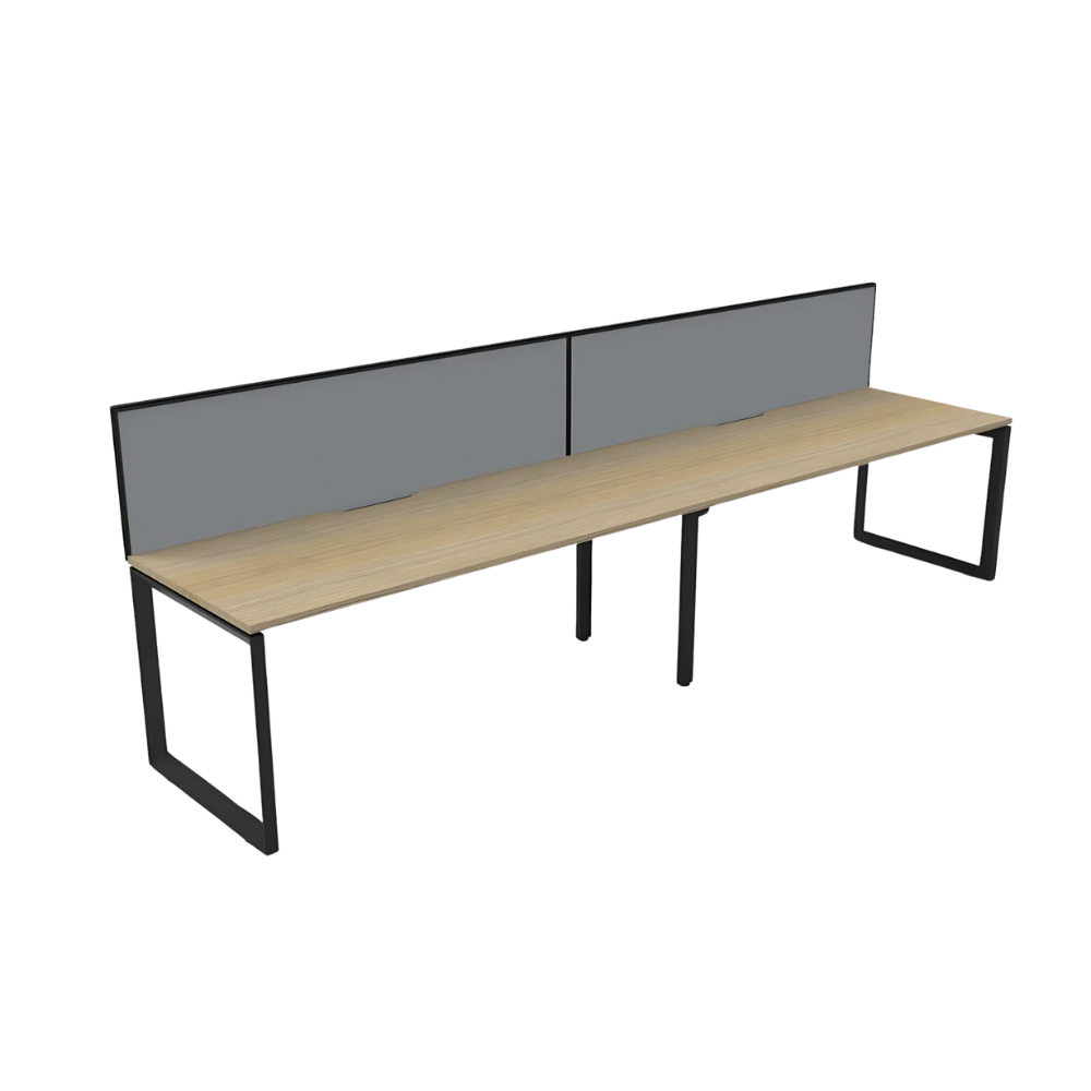 Deluxe Infinity Single Sided Loop Leg Workstation