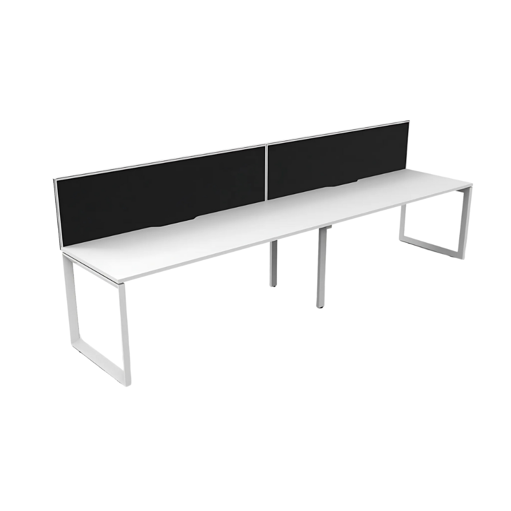 Deluxe Infinity Single Sided Loop Leg Workstation