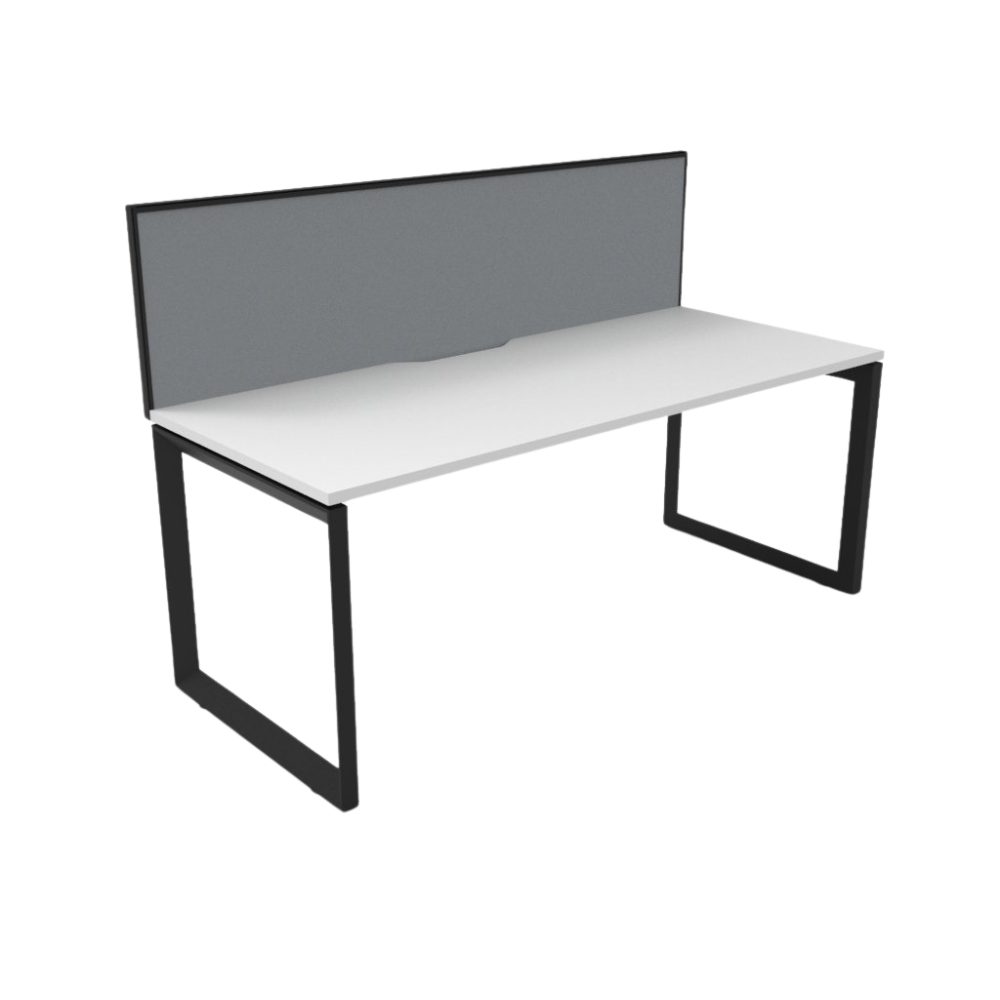 Deluxe Infinity Single Sided Loop Leg Workstation