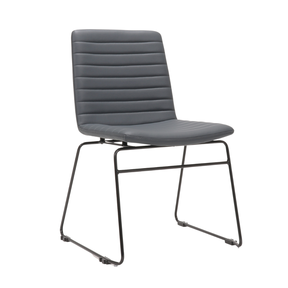 Pixel Sled Base Chair, angled view