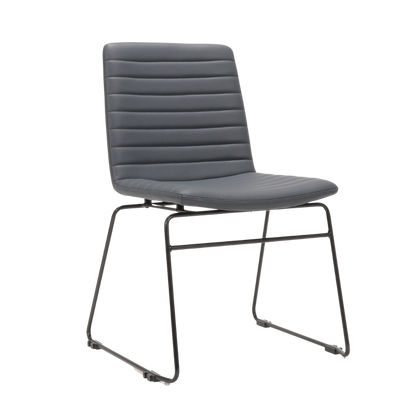 Pixel Sled Base Chair, angled view