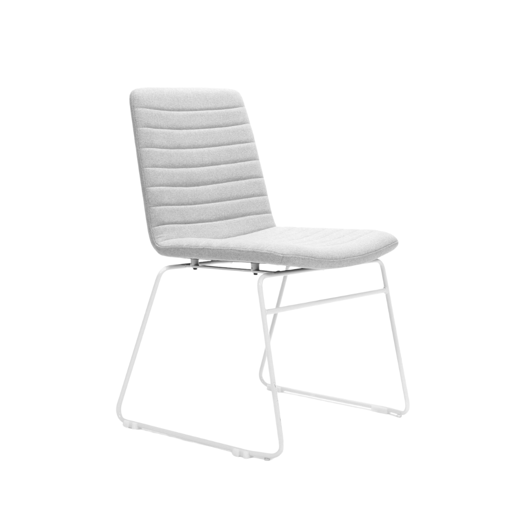 Pixel Sled Base Chair, angled view