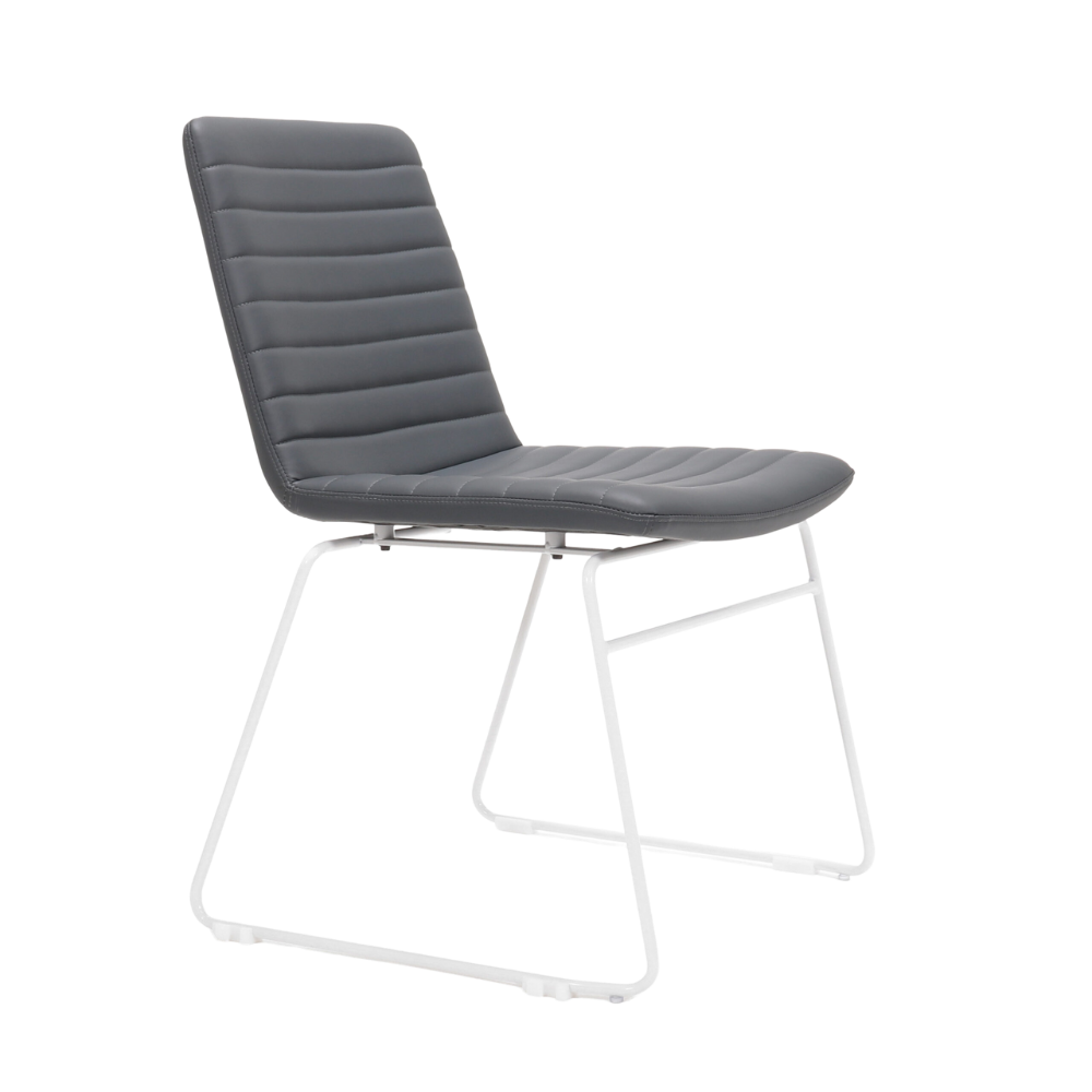 Pixel Sled Base Chair, angled view