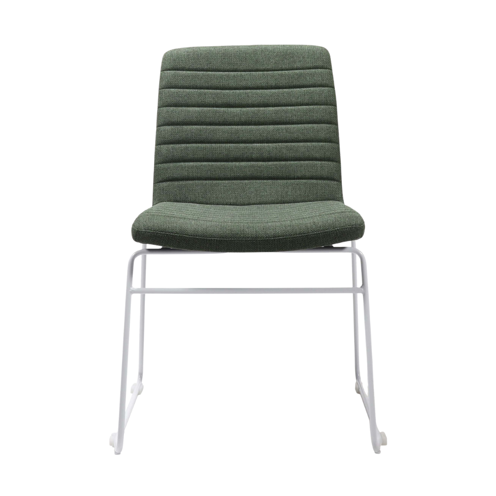 Pixel Sled Base Chair, front view