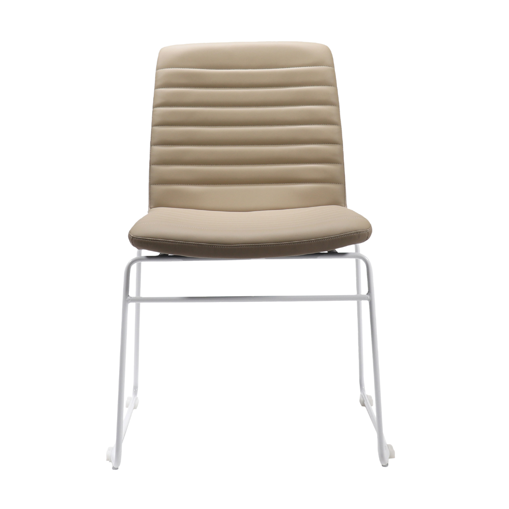 Pixel Sled Base Chair, front view