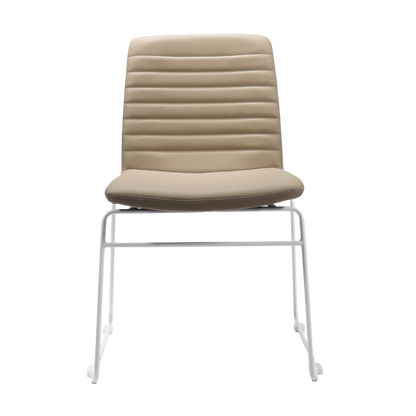 Pixel Sled Base Chair, front view