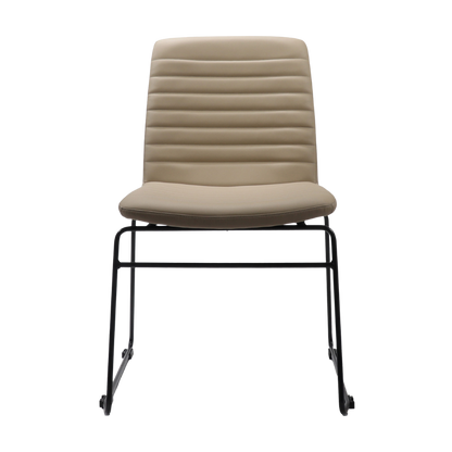Pixel Sled Base Chair, front view