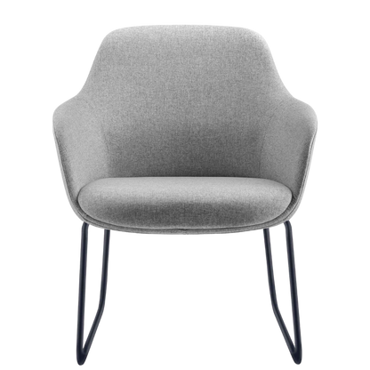 Aspen Sled Tub Chair, front view