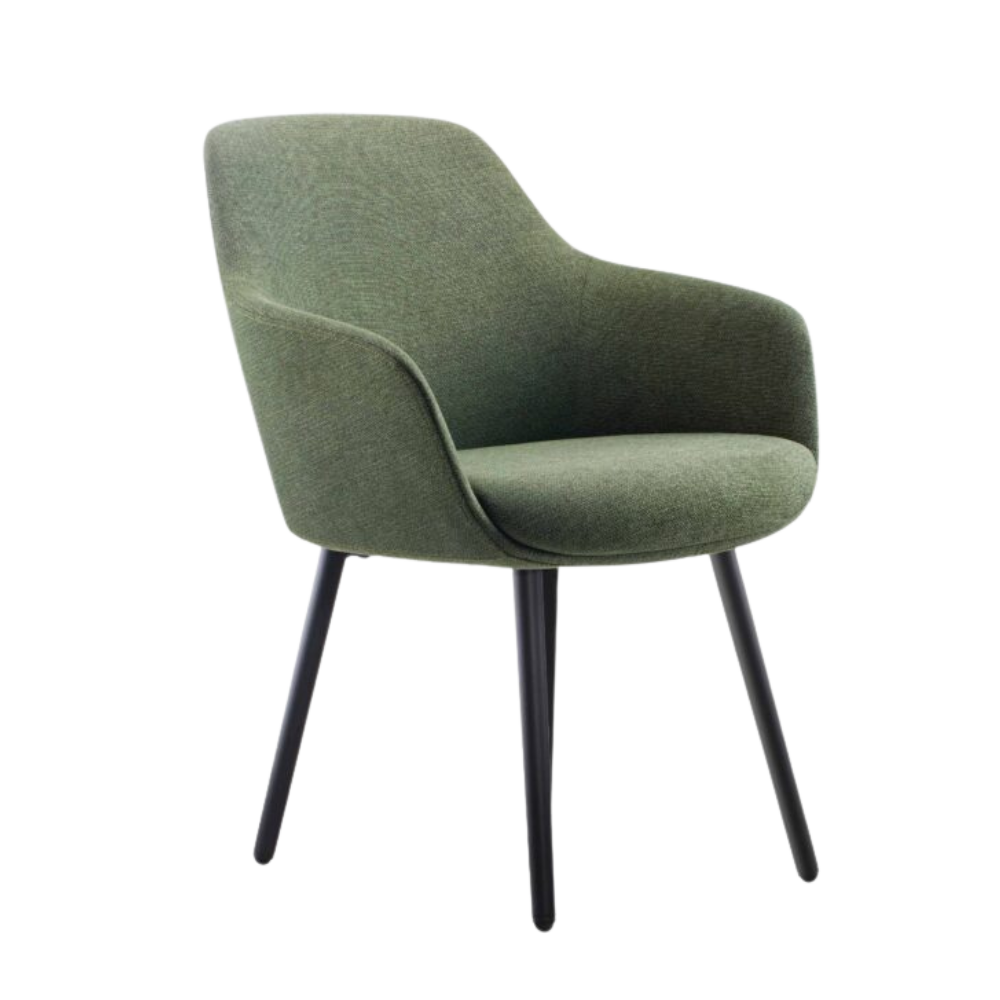 Aspen 4 Leg Tub Chair, angled view