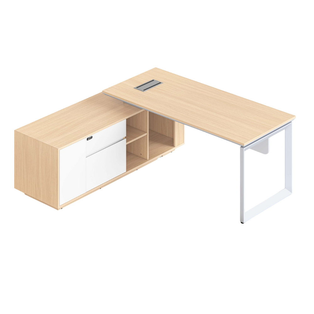Casa Executive Desk & Cabinet