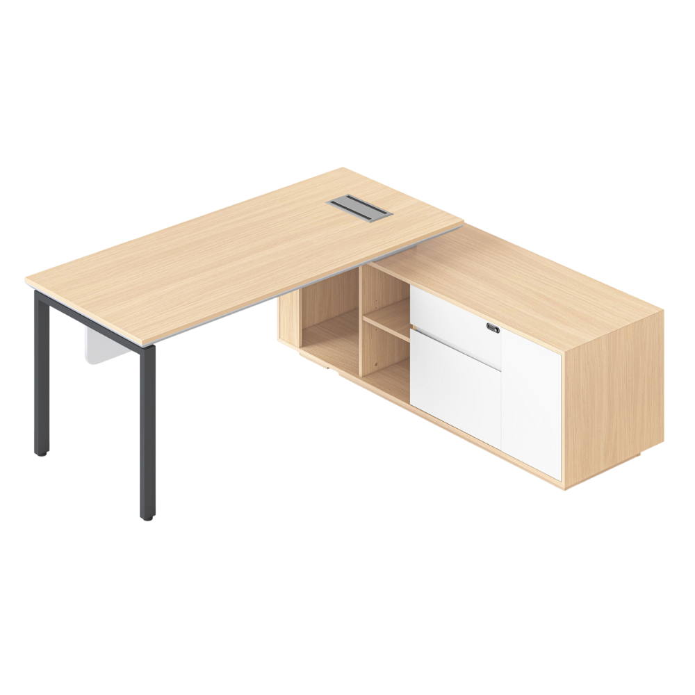 Casa Executive Desk & Cabinet