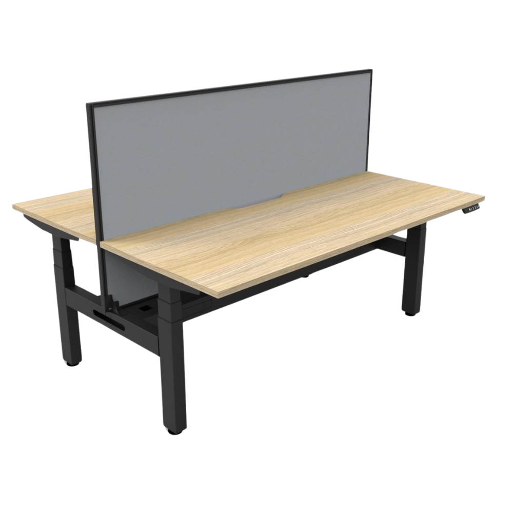 Boost+ Back to Back Workstation with screen & cable tray