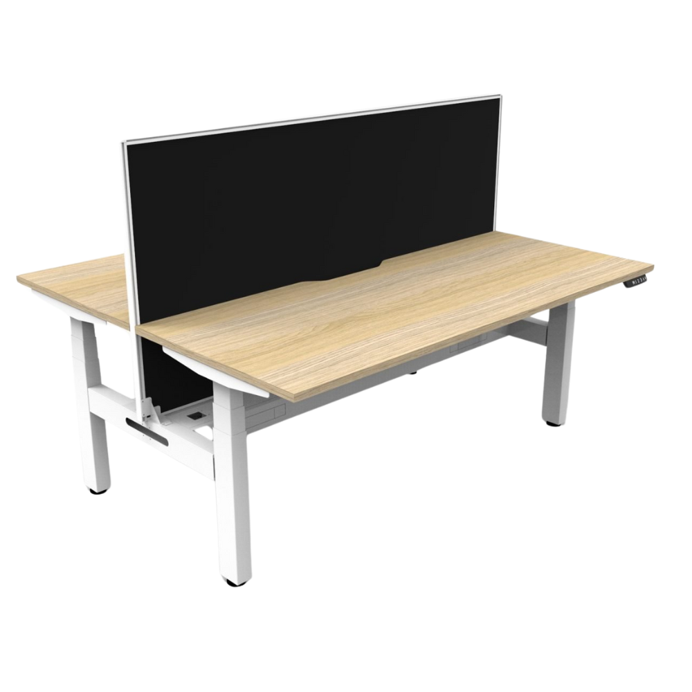 Boost+ Back to Back Workstation with screen & cable tray