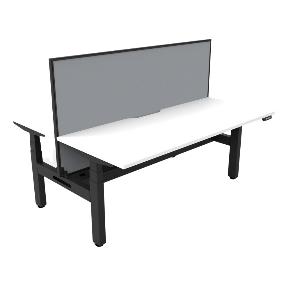 Boost+ Back to Back Workstation with screen & cable tray
