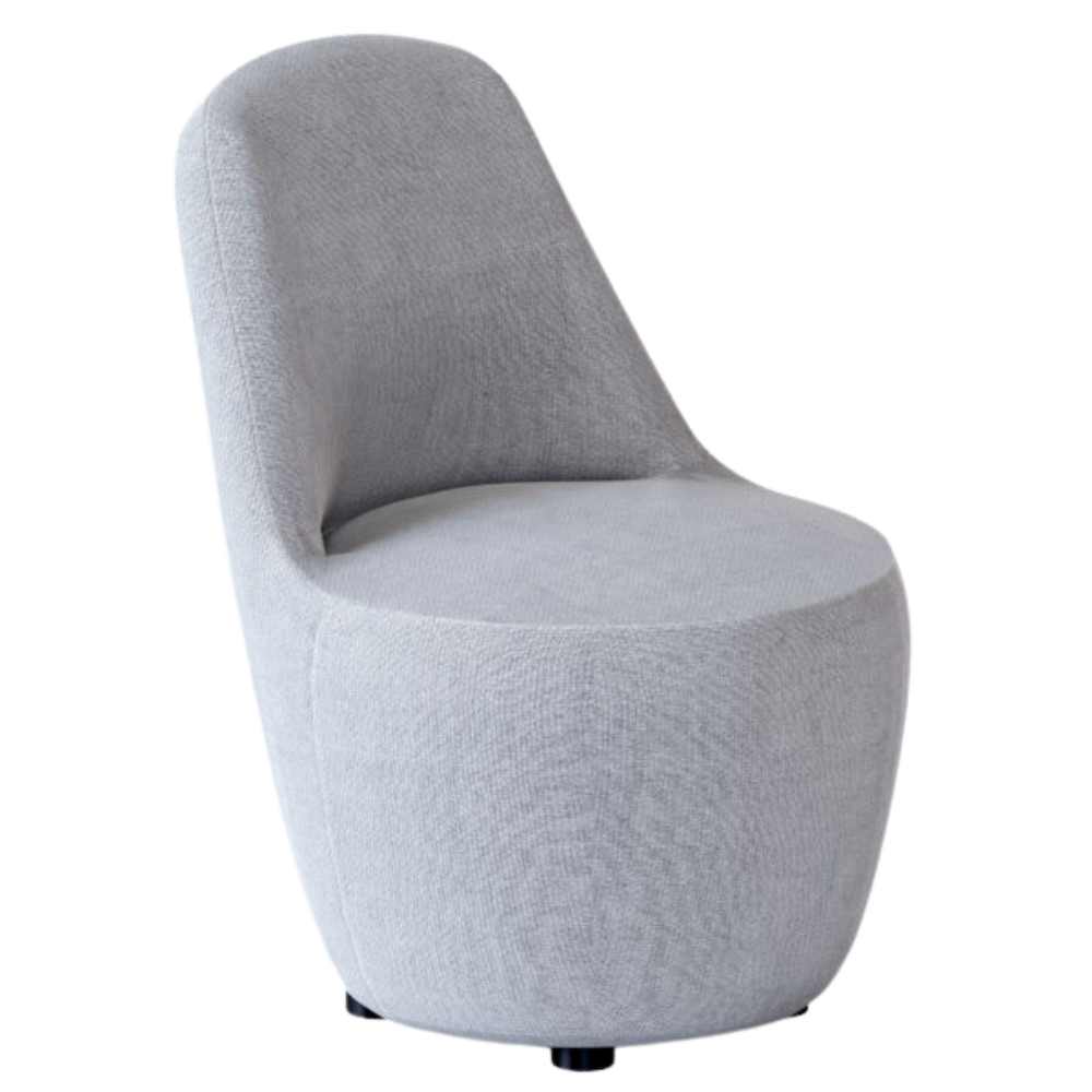 Myk Single Lounge Chair, angled view