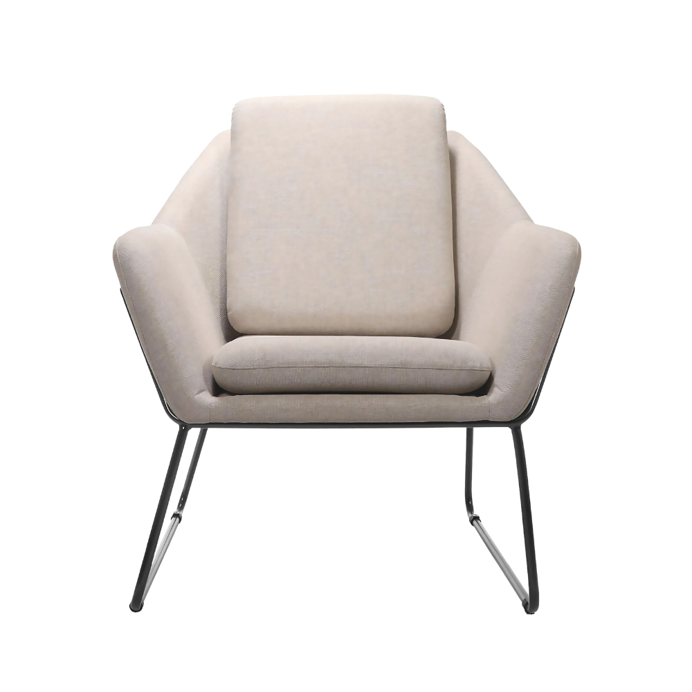 Cardinal Arm Chair, front view