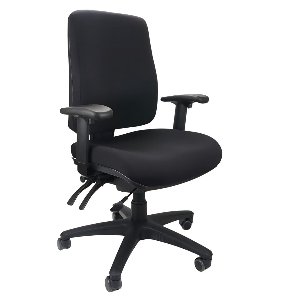 Ergoform High Back Office Chair, angled view