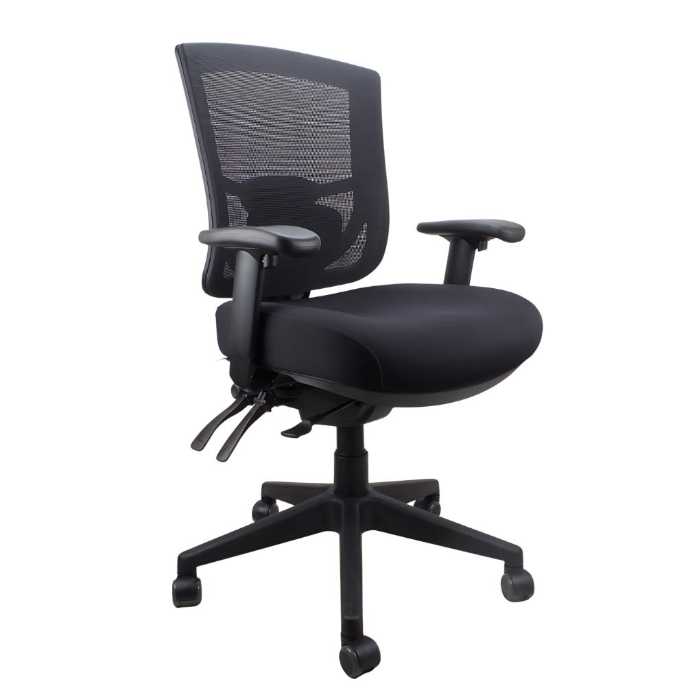 Merida Medium Back Office Chair, angled view