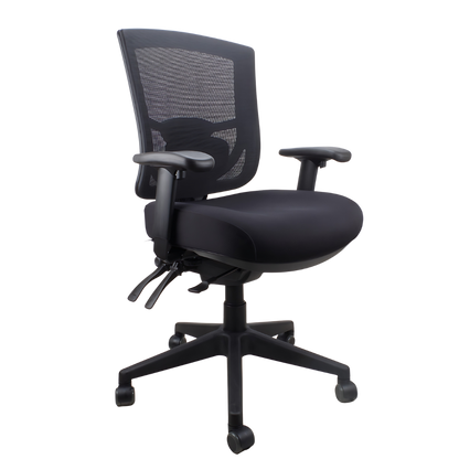 Merida Medium Back Office Chair, angled view