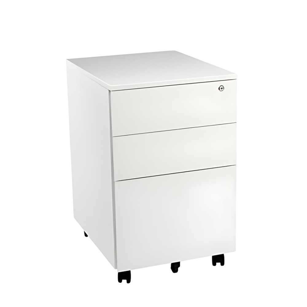 Zipp Metal Mobile Pedestal 2 drawers & 1 filing