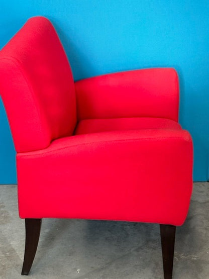 Red Single Seater Loung Chair X display 1only