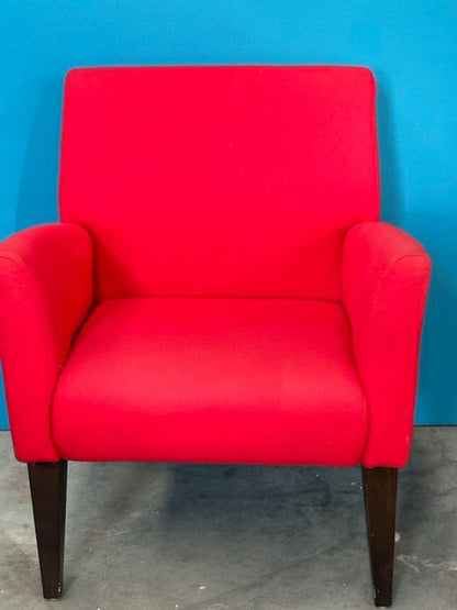 Red Single Seater Loung Chair X display 1only